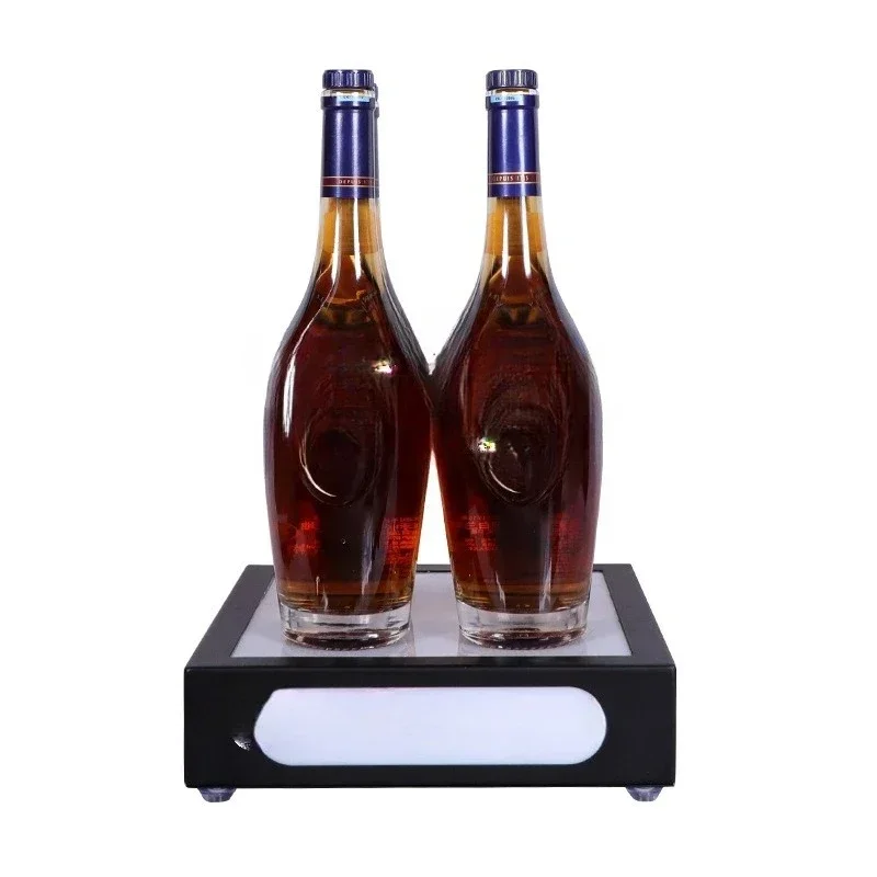 Luminous  seat KTV bar supplies Metal square  seat Foreign wine table display stand Champagne holder