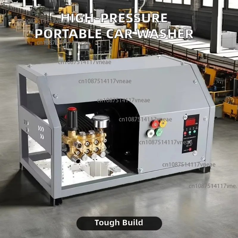 Portable Wall-Mounted Electric Car Wash Equipment High Pressure Automatic Cold Water Washer for Home and Commercial Use