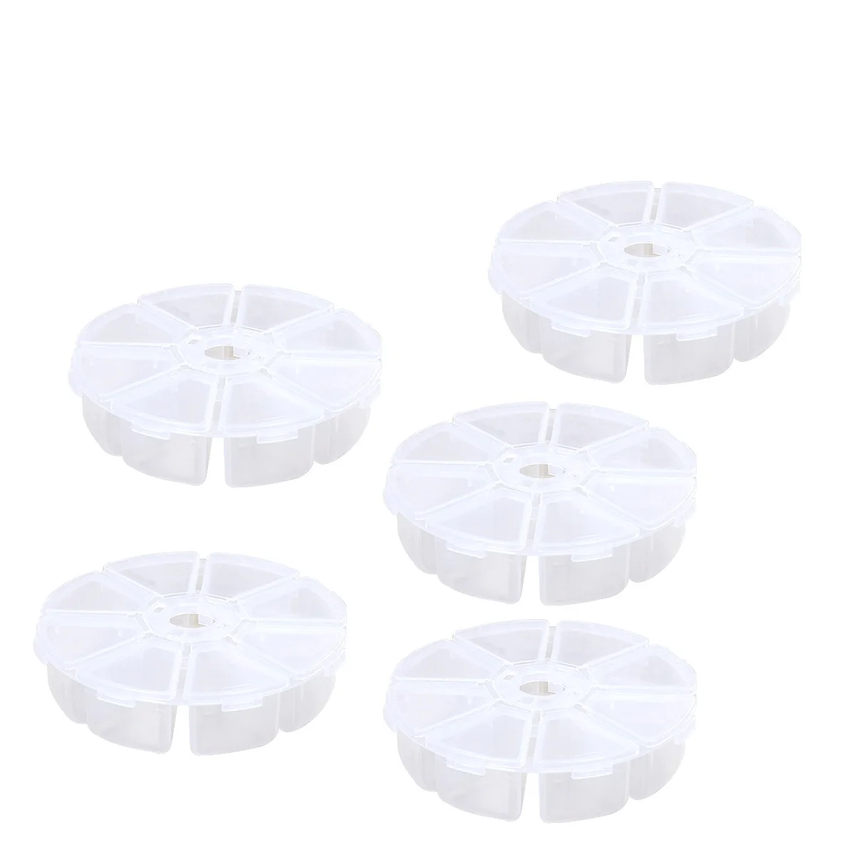 

5 Pcs Plastic Jewelry Box Durable Storage Mini Goods Practical