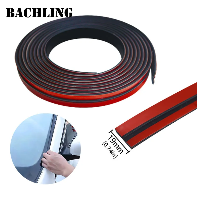 14/19mm Car Strip Auto Window Edge Windshield Rubber Seals Universal Roof Windshield Protector Seal Cars Sealing Accessories