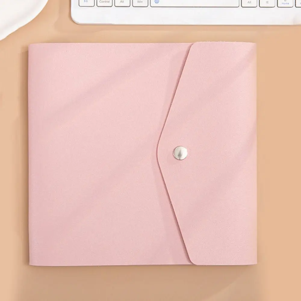 PU レザー節約チャレンジシンプル簡単現金節約バインダーブッククリアポータブル封筒節約チャレンジ