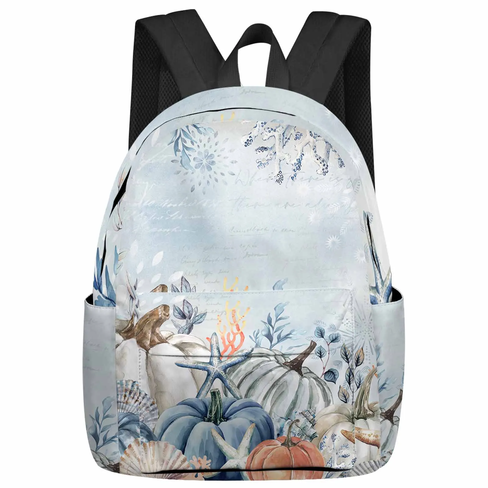 

Autumn Thanksgiving Pumpkin Backpacks Teenagers Student School Bags Laptop Custom Backpack Men Women Travel