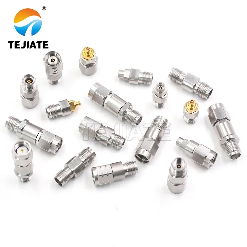 1 PCS DC-26.5G 30G Stainless Steel Millimeter Wave Male to 2.4MM 2.92MM 3.5mm Female RF Coaxial High Frequency Adapter Adaptor