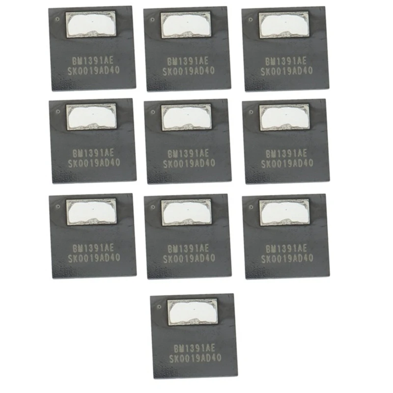 

10Pcs BM1391 BM1391AE 7Nm ASIC Chip Bitcoin BTC BCH Miner Chip for Antminer S15 T15 BTC BCH Miner Hash Board Repair