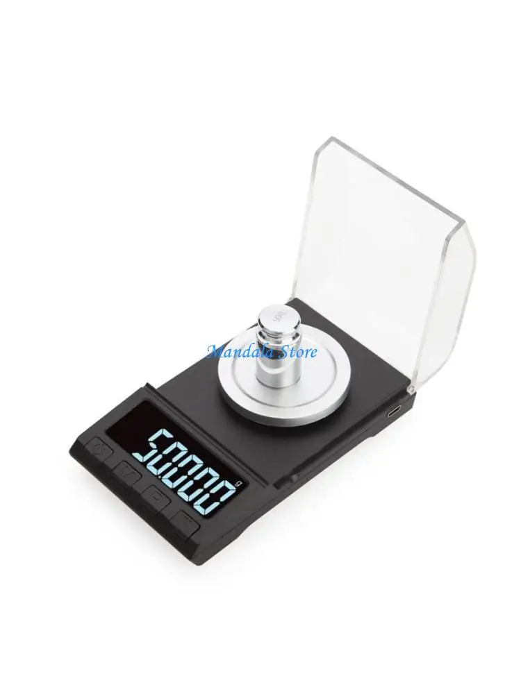 U2JC 3 Types Digital Milligram Scale with 8 Units g tl dwt gn ozt oz ct Portable Jewelry Scale for w/ LCD Backlit Tare Pow