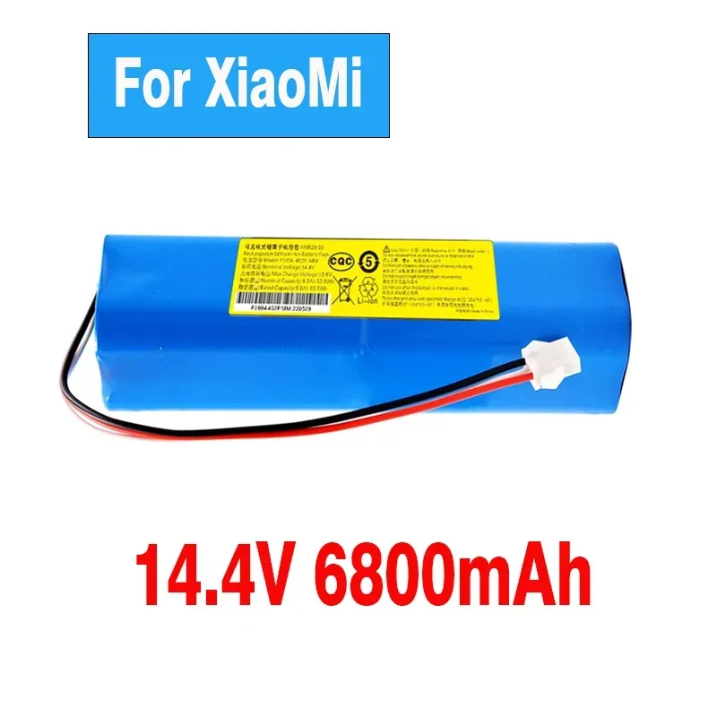 For XiaoMi Lydsto R1 Viomi S9 Roidmi Eve Plus Rechargeable Li-ion Battery Robot Vacuum Cleaner R1 14.4V 12800mAh Battery Pack