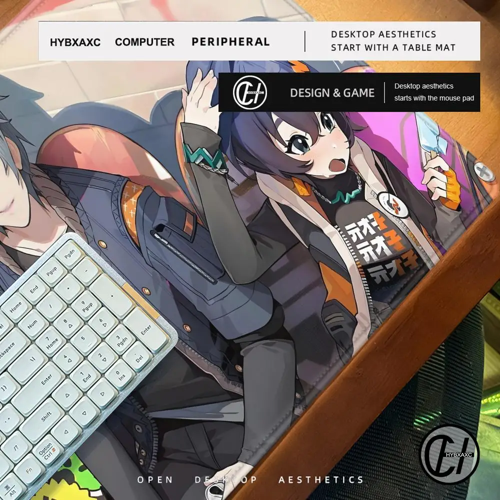 Zenless Zone Zero Zhu Yuan Table mat mouse pad High definition Desktop games XXL Desktop Large games size accessories mouse pad