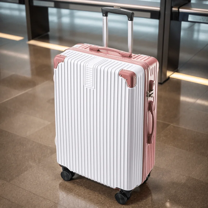 1pc Elegant Travel Luggage Case, 14/20/24/26 Inches, Retro Silent Trolley, Simple Design ,Suitable for Various Trips