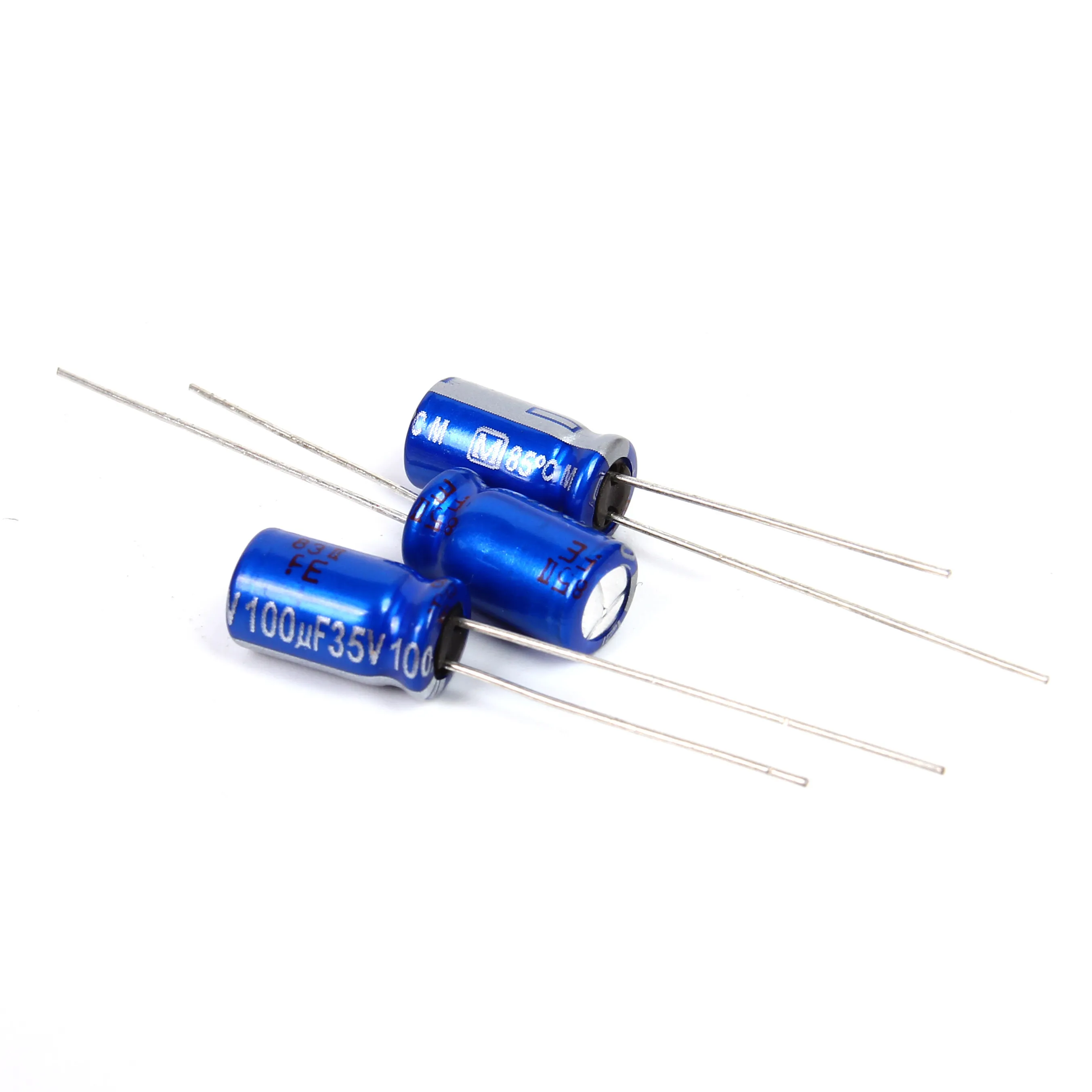Fine for Panasonic AM Series 100UF 35V Japan Import HiFi Audio Aluminum Electrolytic Capacitor  50pcs