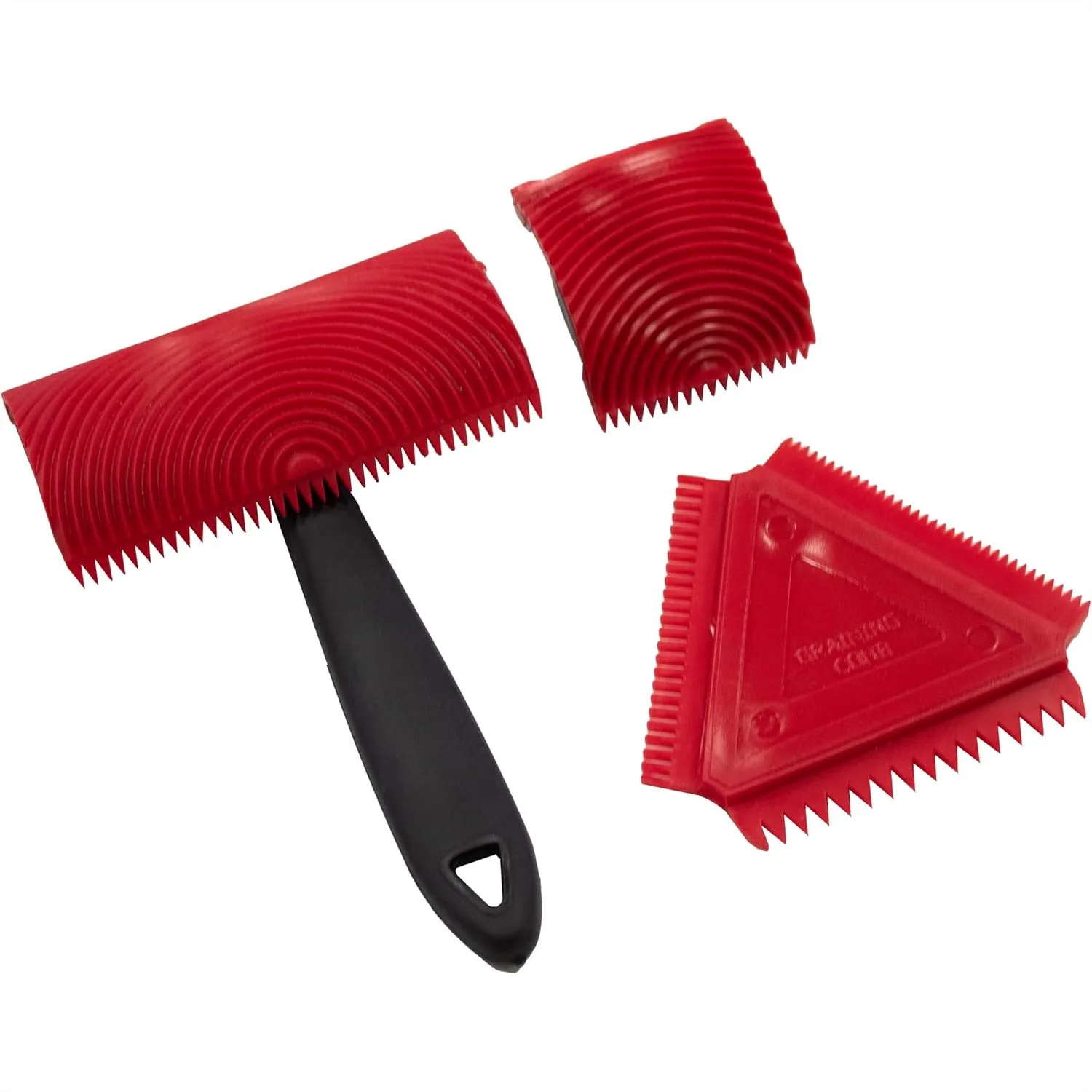 

3-Piece Wood Graining Set for Furniture, Cabinets & Crafts, Create Various Patterns
