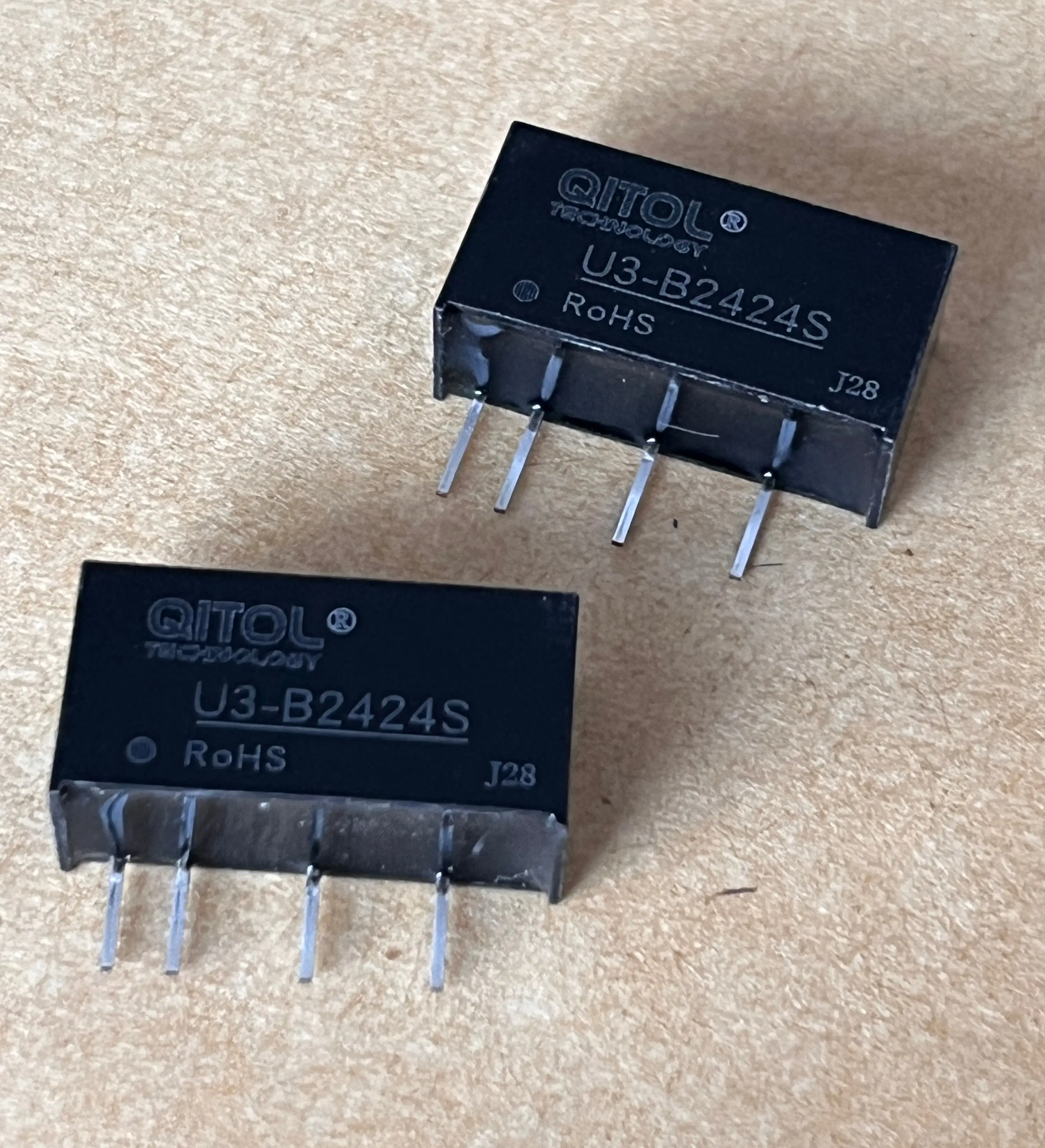 

3W U3-B2424S B2424S-3WR3 DC-DC POWER CONVERTER Switching Step-Down 24VDC Miniature Disconnector Module Isolated DC-DC Power