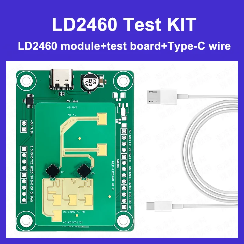Free Ship HLK-LD2460 24G Smart Home Human Number Angle Distance Tracking Sensor Motion Module