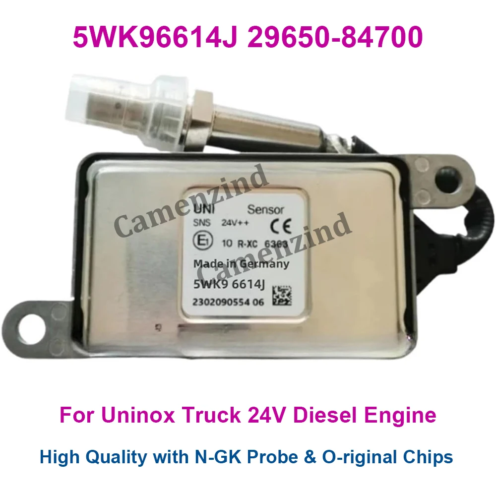 

Новый датчик азота и кислорода NOX 5WK96614J 5WK96614I 5WK96614H 24 В для грузовика Uninox 2965084700 29650-84700 Стайлинг автомобиля 5WK9 6614J