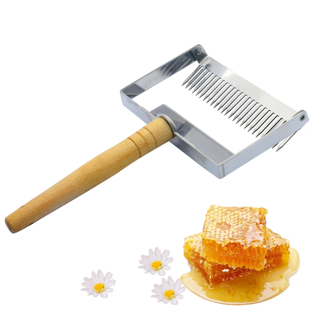 

100 Pieces Stainless Steel Widening Scraper Beekeeping Tool with 26 Needles Uncapping Fork Apicultura Equipment for Honeycomb