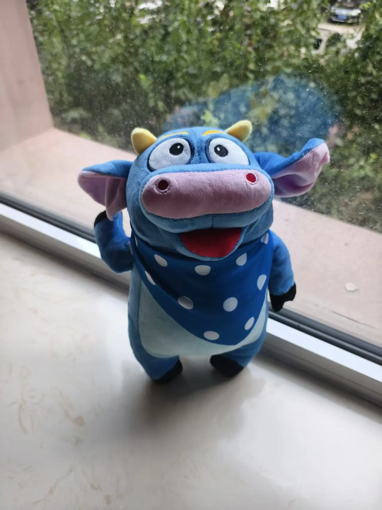 30CM Blue Benny Bull - Dora the Explorer Series Soft Toy Cartoon Kids Birthday Gift Christmas Gift for Friends
