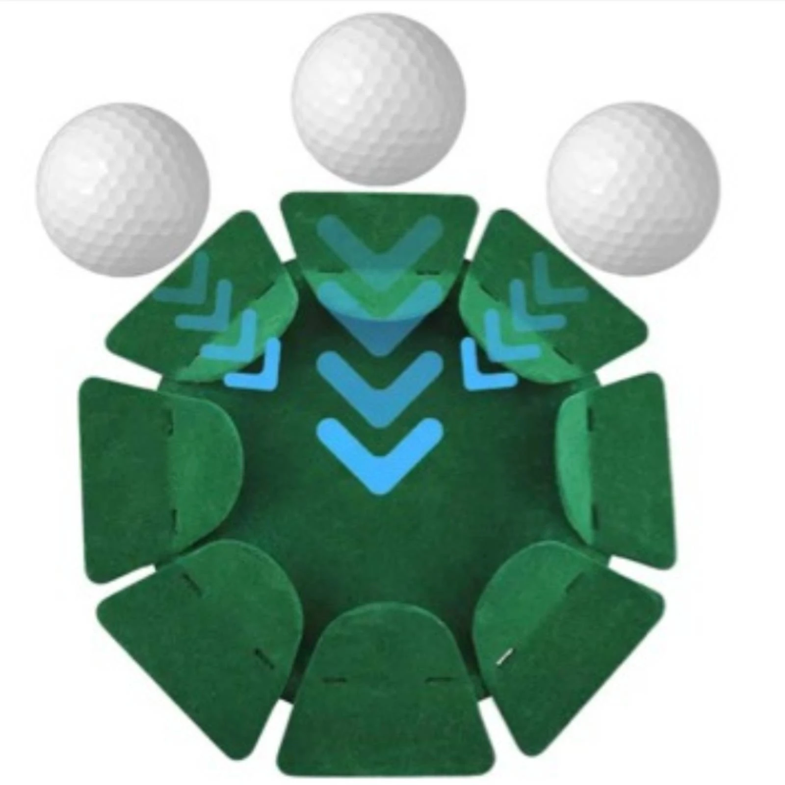 Golf Putting Cup with Metal Base Folding Golf Putting Cup Training Aid Accurate Premium for Golfers, Home, Office