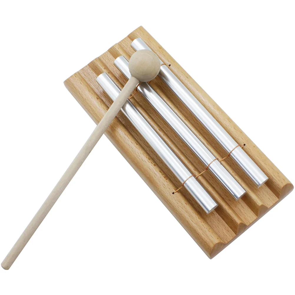 Musical Instruments Percussion Chimes with Mallet Aluminum Tube Wind Beech Classroom Supplies Hand