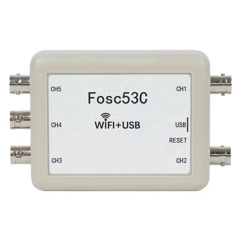 Fosc53c 1M Wi-Fi USB Oscilloscope 5-Channel Synchronous Input Electrical Repair Automotive Handheld Oscilloscope