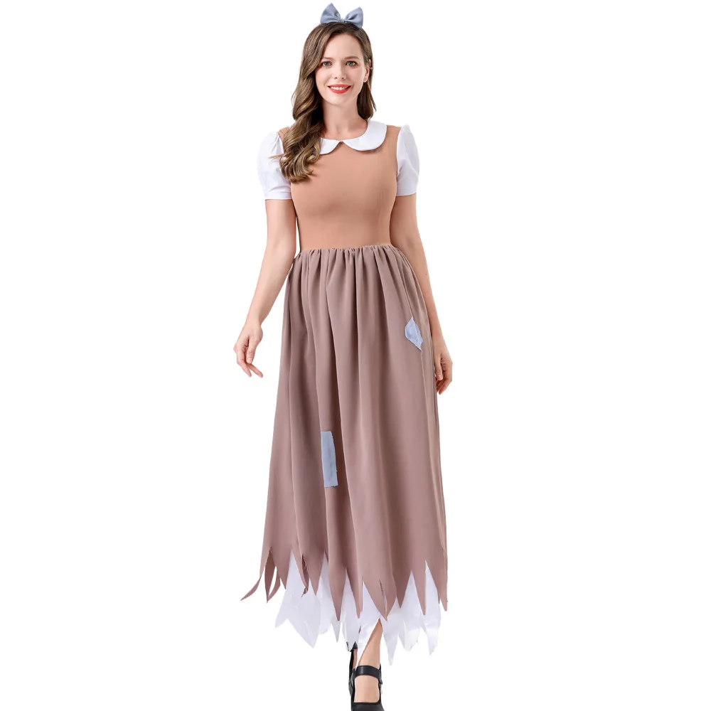 Adulto loween empregada dr fada t s trajes neve branca princ dr roupas tradicionais chinesas femininas