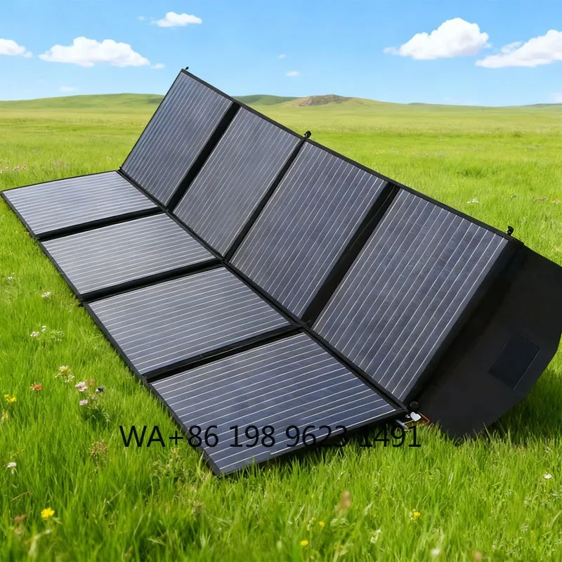 

18V 500W Folding Solar Panel Portable Monocrystalline PV Panel 23% Efficiency Outdoor Camping