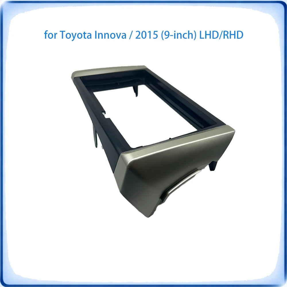 Car Radio Fascia Frame For Toyota Innova 2015 9 inch LHD/RHD Stereo Panel Wiring Harness Power Cable