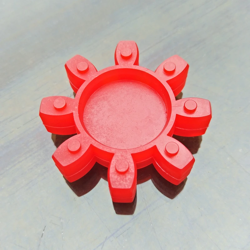 1PC GS Model Plum-type Coupling Cush GS-10 GS-14 GS-19 GS-24 Polyurethane PU Flexible Pump Shaft Plastic Spider Buffer Damper