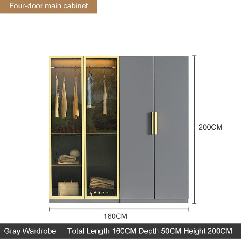 # Simple Modern Melamine Particle Board Panel Bedroom Wardrobe Storage Cabinet Bedroom Furniture