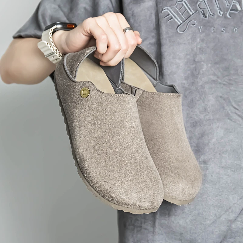 

Сандалии на платформе в винтажном стиле с двумя ремешками и острым носком, новые мужские одинарные туфли 2025 года