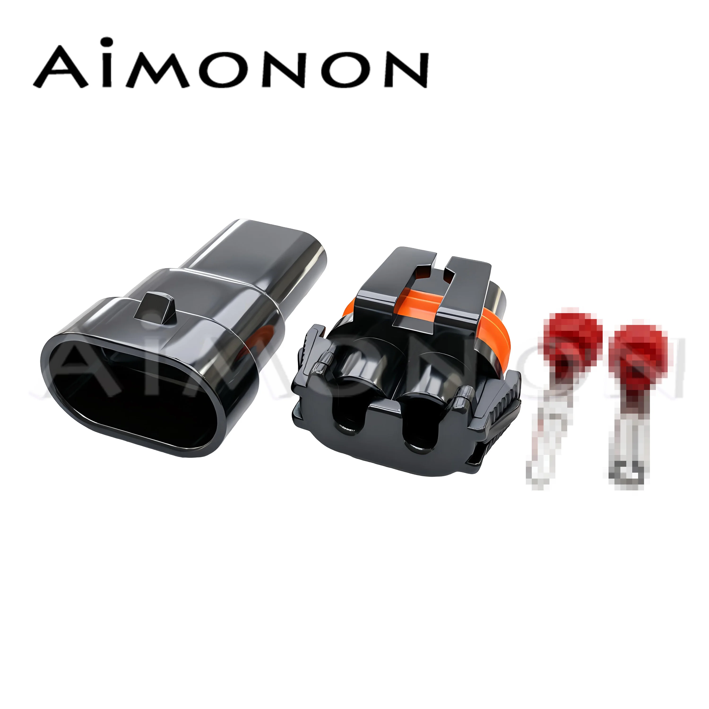 2 pin 12059181 12059183 car hernia lamp socket auto hid controller plastic housing waterproof connector