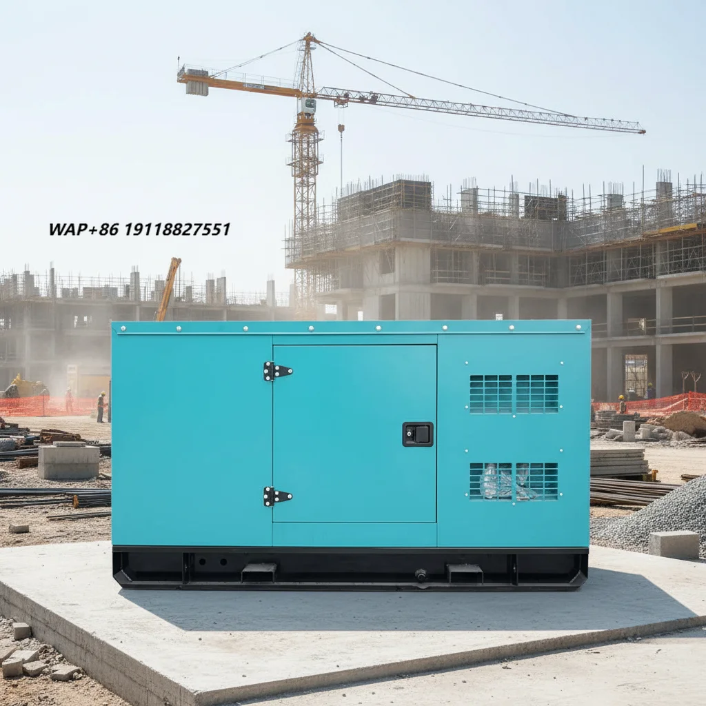 50KW 220V 50Hz 1500rpm Auto Start Portable  Generator with Wheels for Easy Transportation Outdoor Events Emergency Rescue