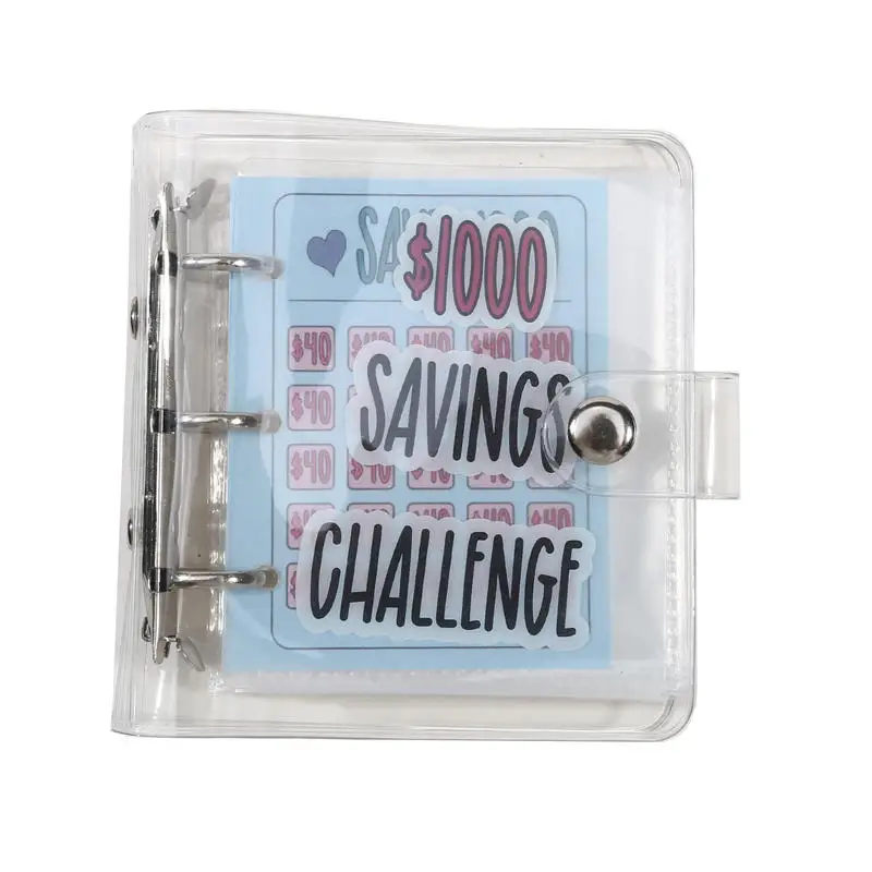 1000 Savings Challenge Binder Money Saving Binder Savings Challenges Book With Envelopes Velope Savings Challenge Durable