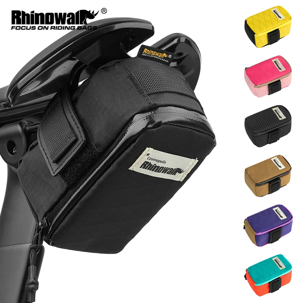 Rhinowalk Fahrrad-Satteltasche 0,6L Mini-Fahrradtasche Leichtgewichtige Reißfeste Fahrradzubehör-Reisetasche