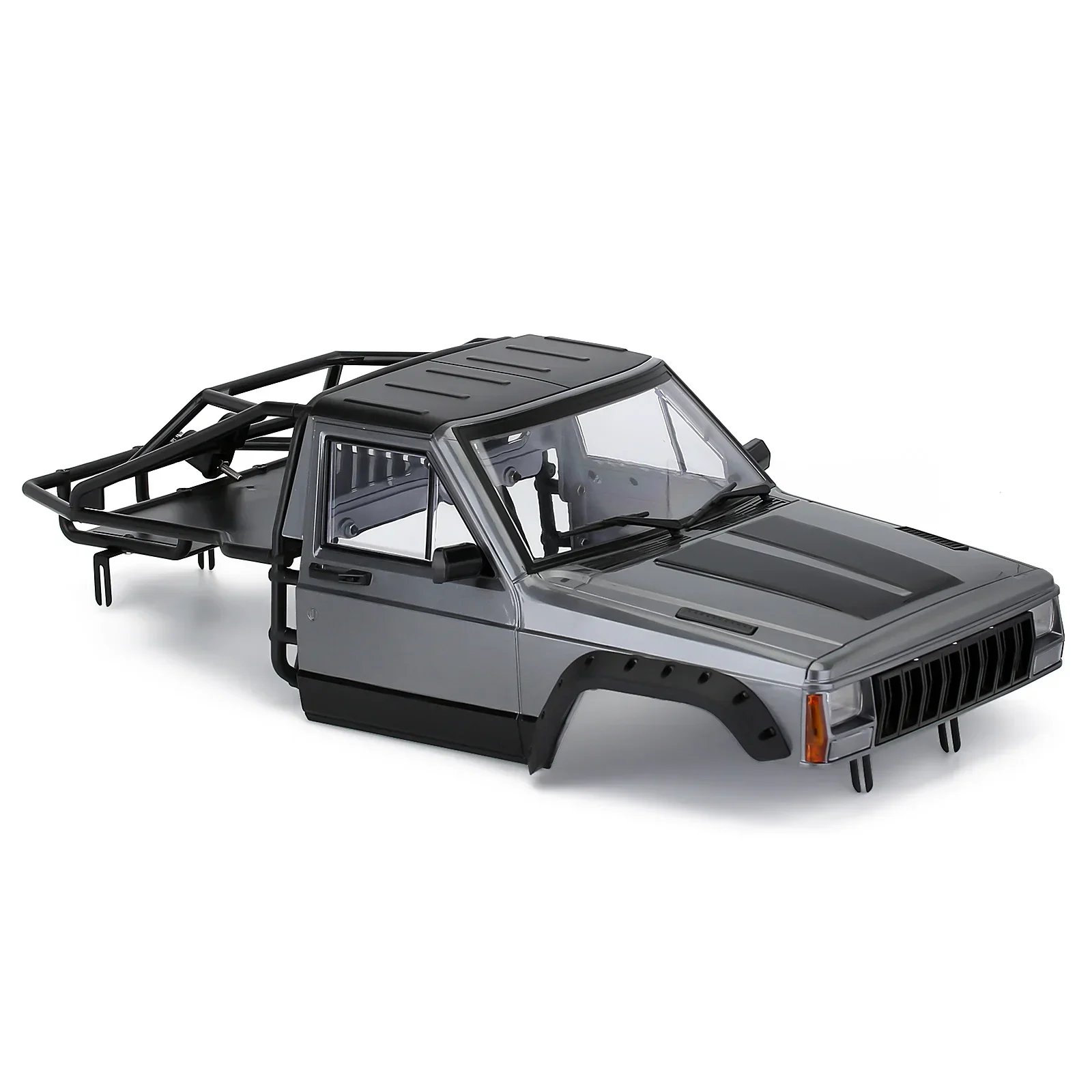 INJORA RC Car Cherokee Body Cab & Back-Half Cage for 1/10 RC Crawler TRX4 Axial SCX10 90046