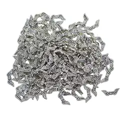 200-Piece Angel Wing Charm Beads for Jewelry Making, Tibetan Silver Spacer Metal Beads DIY for Bracelets,Necklace 15mm