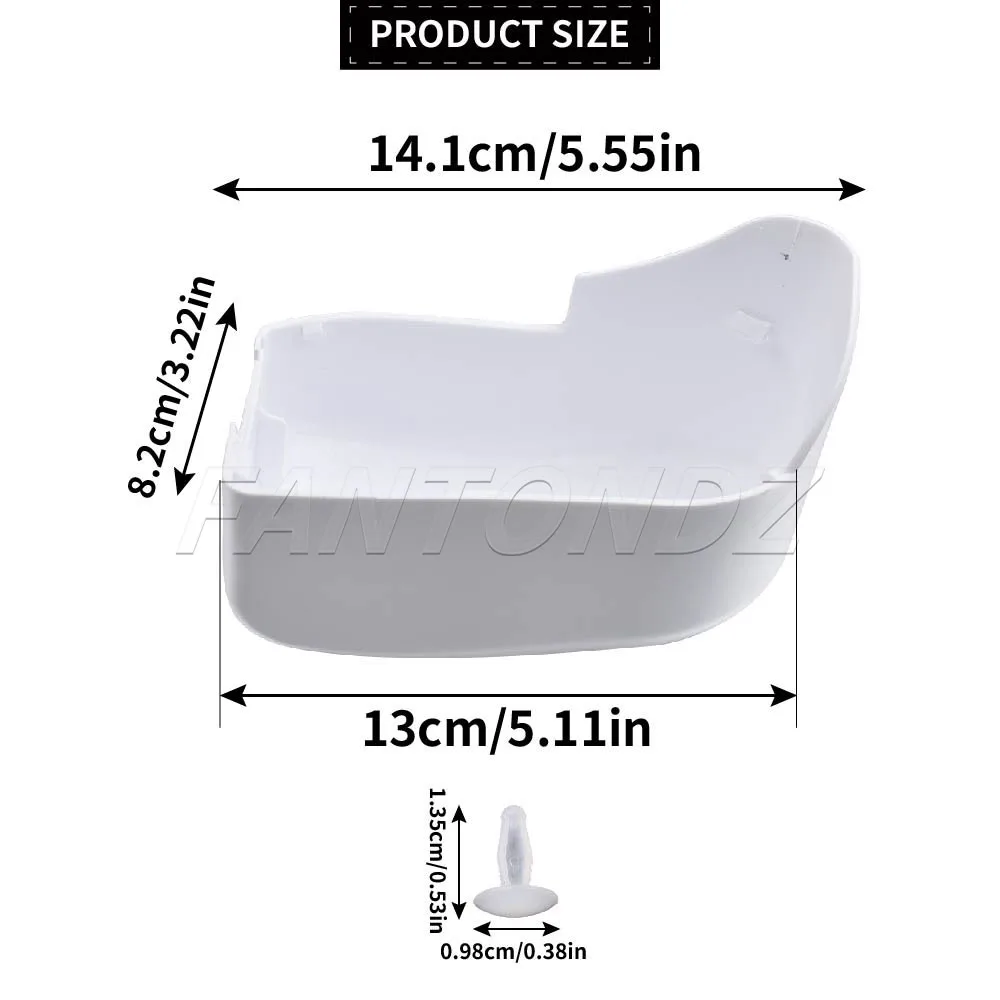For Fiamma F45i Motorhome Awning Outer End Cap Cover Polar White Left 98655-014 Or Right 04274-01C