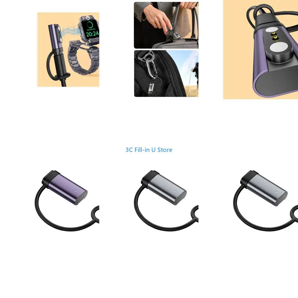 G8TA Type C To 2 Pin Converter Charging Adapter AR Glasses Chargers Connectors