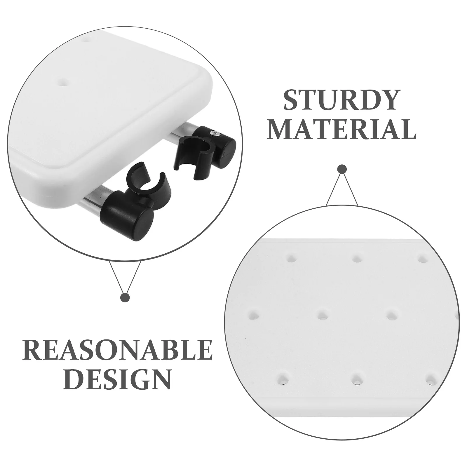 Assistivo walker acessório assento reversível placa de banho estável durável walker parte substituição chuveiro