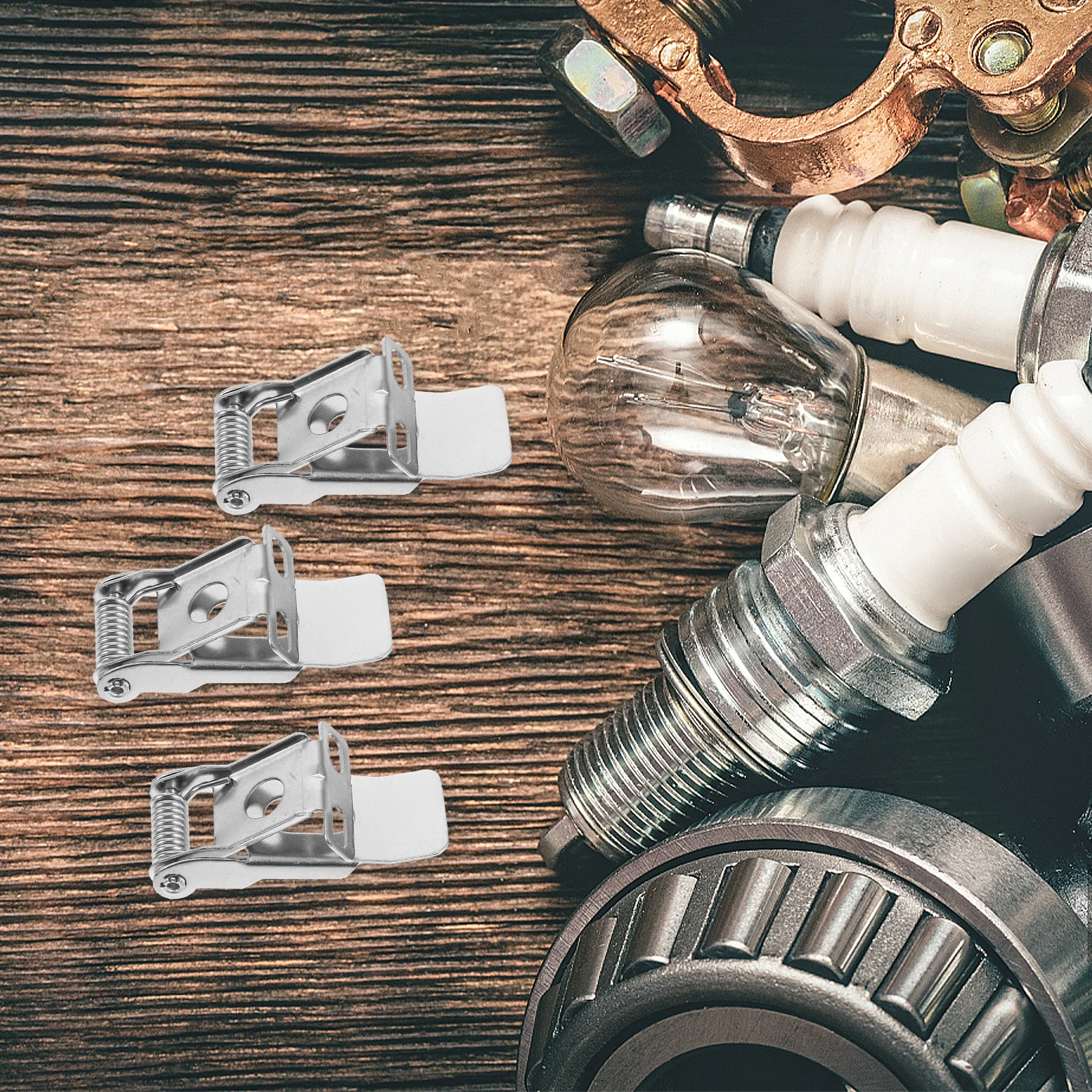 

12pcs Downlight Spring Clips For Recessed Ceiling Lighting Universal Clamp Flat Panel Light Clip Durable Metal Bracket Recessed