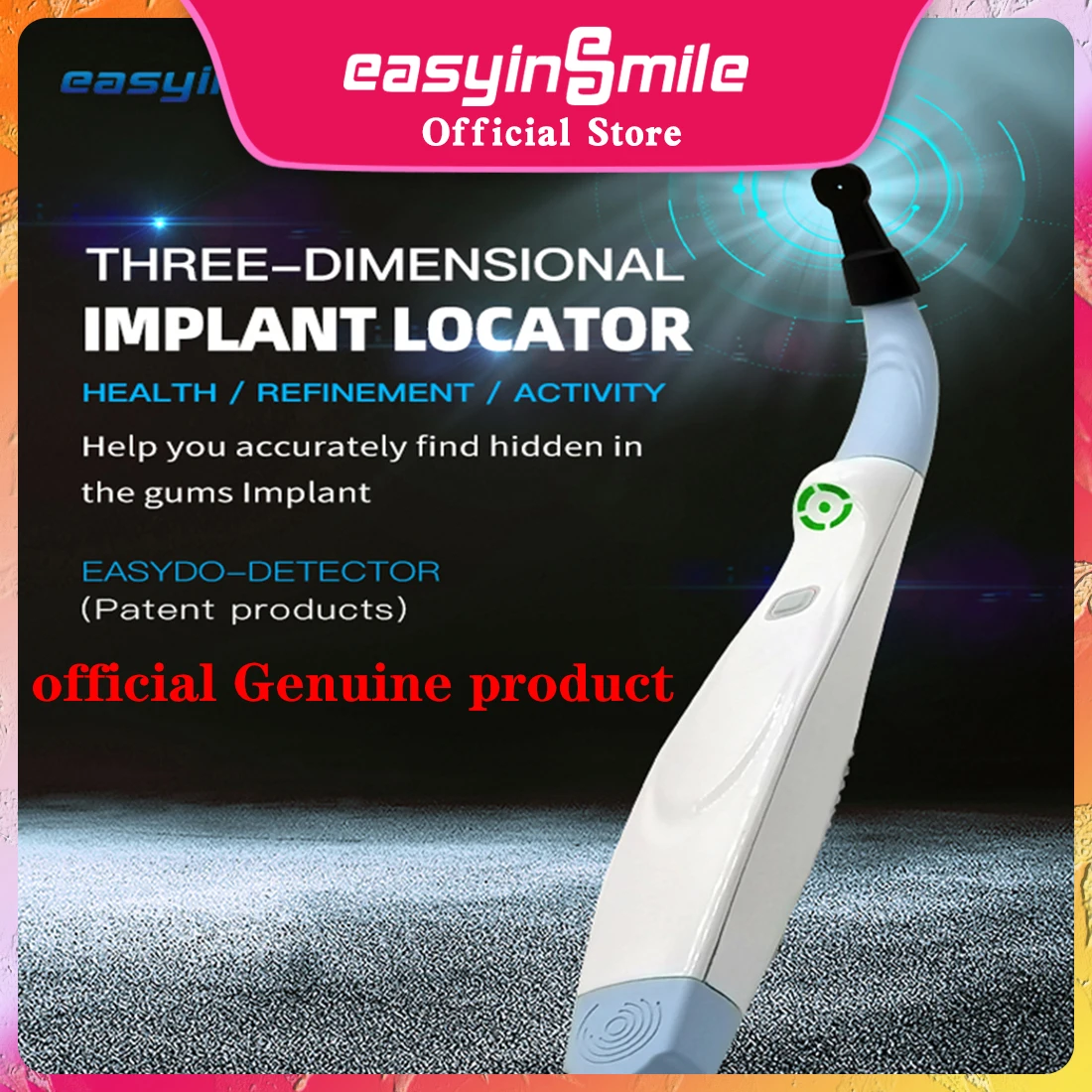 1 Kit Dental Implant Locator Smart Find Implant Screw Easyinsmile Easy-Do Implant Detector Three-dimesonal Rotatabely Sensor