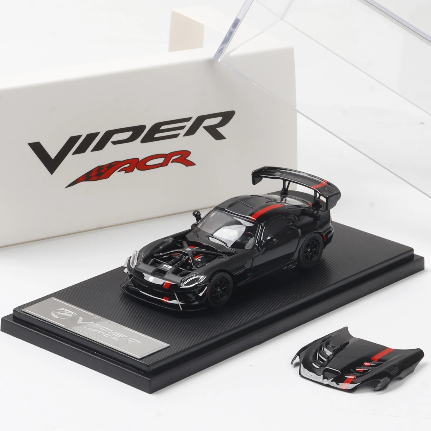 Hone-modelo 1:64 Viper ACR Mk3, coche de aleación fundido a presión y vehículos de juguete, modelo de coche a escala en miniatura, juguetes para niños