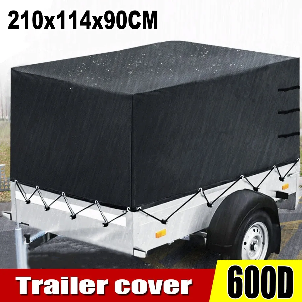 For STEMA OPTI AN F 750 850 VARIOLUX 750 Trailer Tarpaulin High-Sided Cover 210x114x90CM Car Trailer Cover Car Accessories view 3