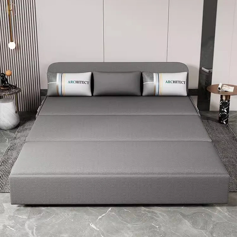 Double Folding Sofa Bed Dual Purpose Multi Functional Relax Comfortable Sofa Minimalist Designer Divano Mueble Home Furniture