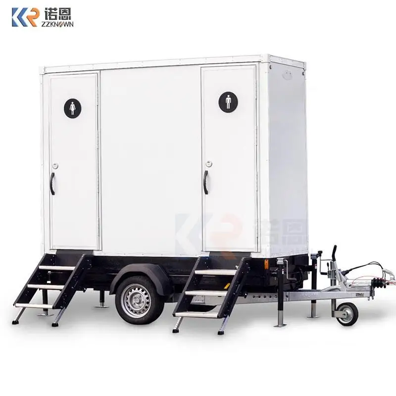 2 Station New Arrival Portable Toilet Mobile Toilets Outdoor Portable Luxury For Sale Toilet