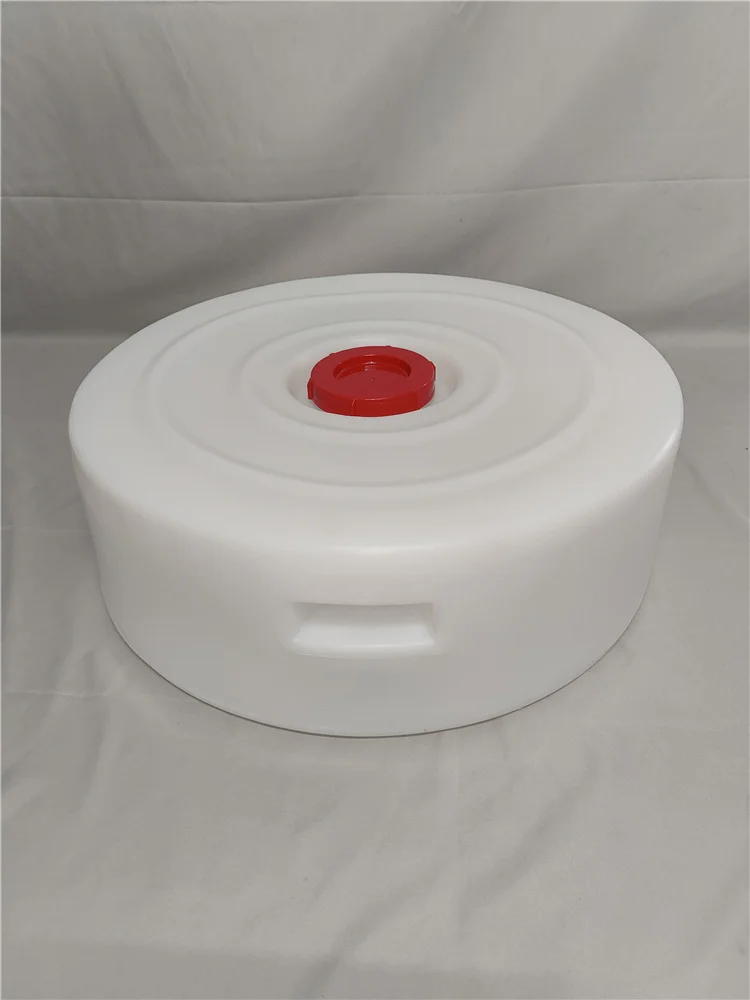 Thiened Food ade البلاستيك جولة الإطارات الاحتياطية عوامة المياه البلاستيكية المرجحة فطيرة وعاء الماء مانعة للتسرب الإطارات خزان المياه aped