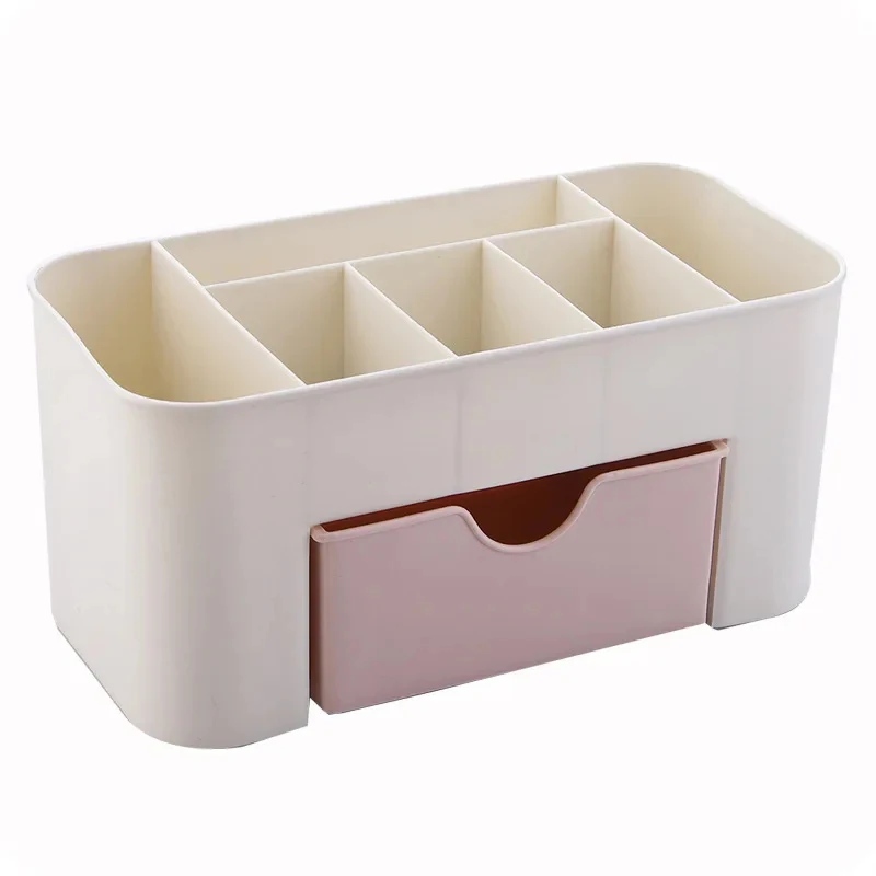 Nail Storage Box Plastic Drawer Style Easy to Clean Desktop Organization Large Capacity Cotton Swab Polishing Sand Strip Toolbox