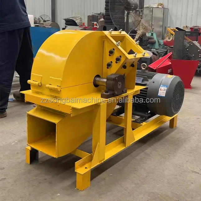 

Hammer Mill Branch Crusher Wood Chipper Grinder Multi-function Sawdust Shredder Tree Log Wood Branch Wood Crusher