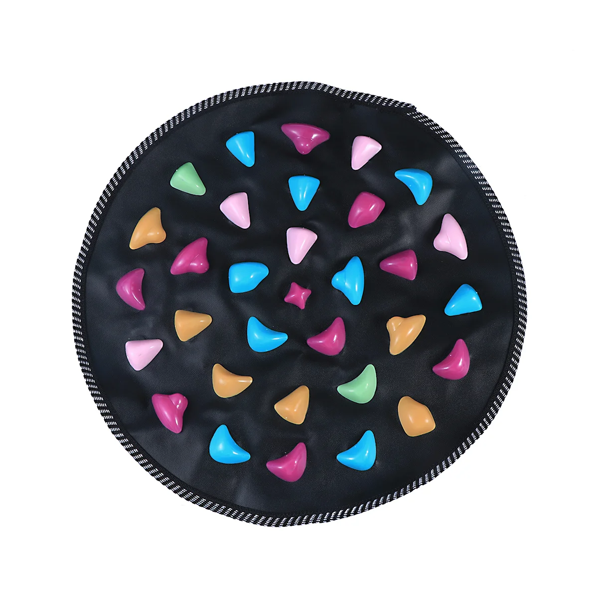 

Stone Foot Massage Mat Round Foot Leg Pain Reliever Acupressure Walk Massager Mat Pad massage pad foot massage pad