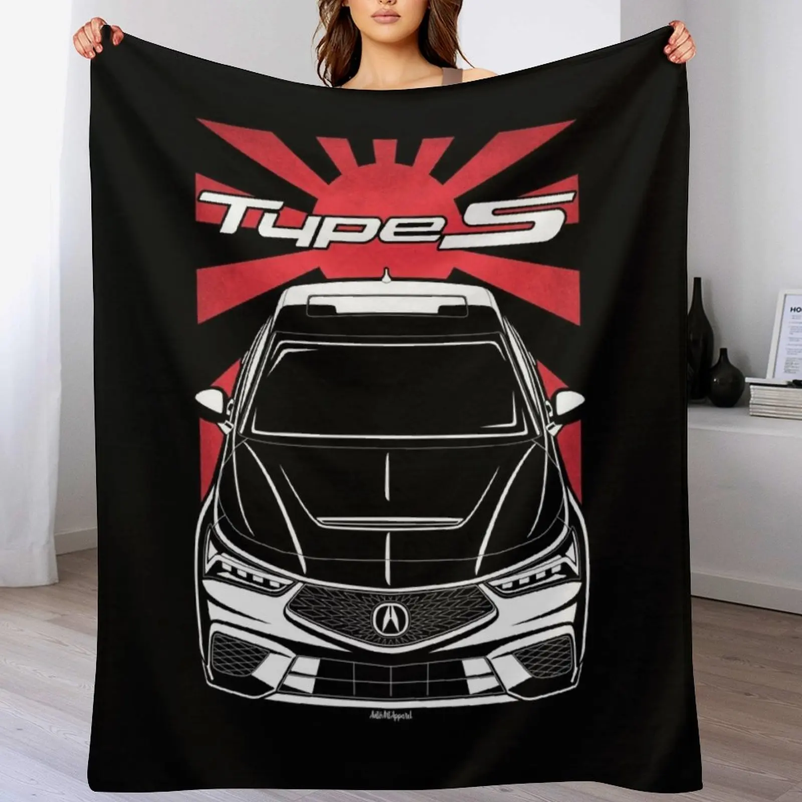 

Integra Type S 2023-2024 Throw Blanket Bed covers Summer Beddings Beach Blankets