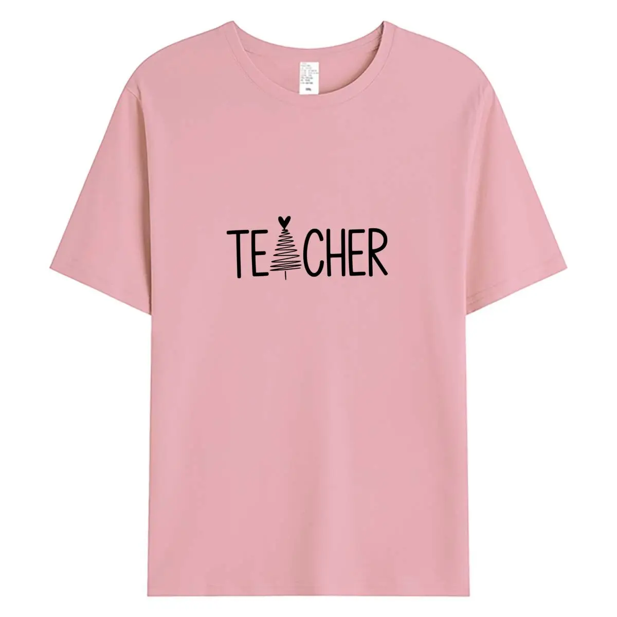 

Oversized Top Women Tee Shirt 2026 Summer Clothing New Teacher Graphic Woman Short Sleeve Tshirt 100% Cotton Female T-shirt