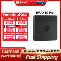 BMAX Mini PC B1PRO Windows 11 Pro 8GB RAM 128GB ROM N4000 Micro Desktop Computer Dual-Band WiFi mini pc